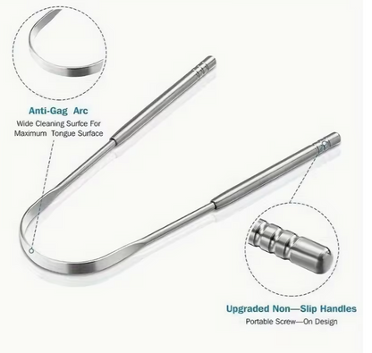 3pcs stainless steel spoon tongue scraper