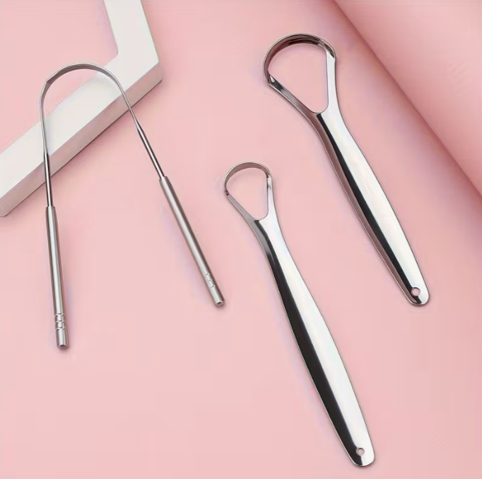 3pcs stainless steel spoon tongue scraper