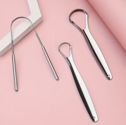 3pcs stainless steel spoon tongue scraper