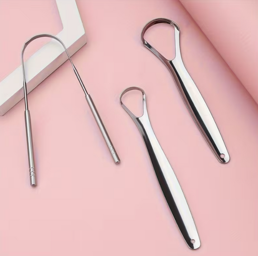 3pcs stainless steel spoon tongue scraper